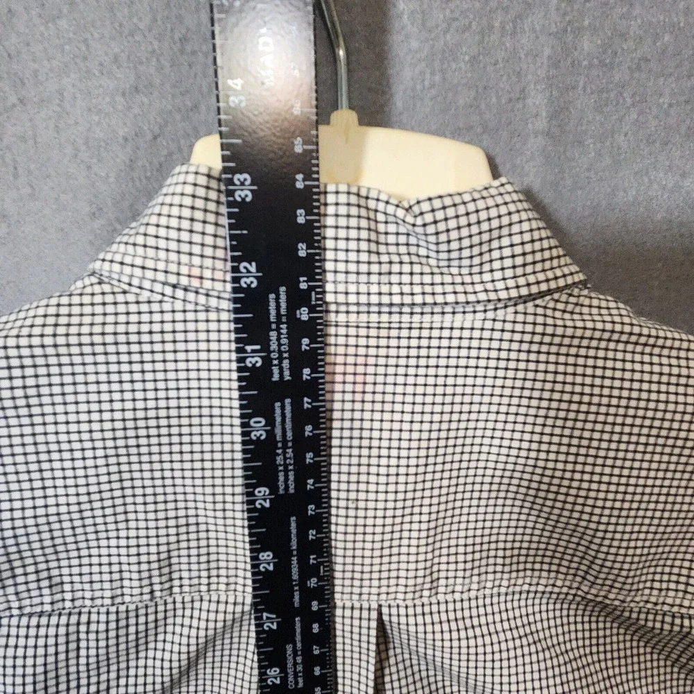 Dockers Mens Stretch‎ Checkered Long Sleeve Button Up Shirt Size Medium